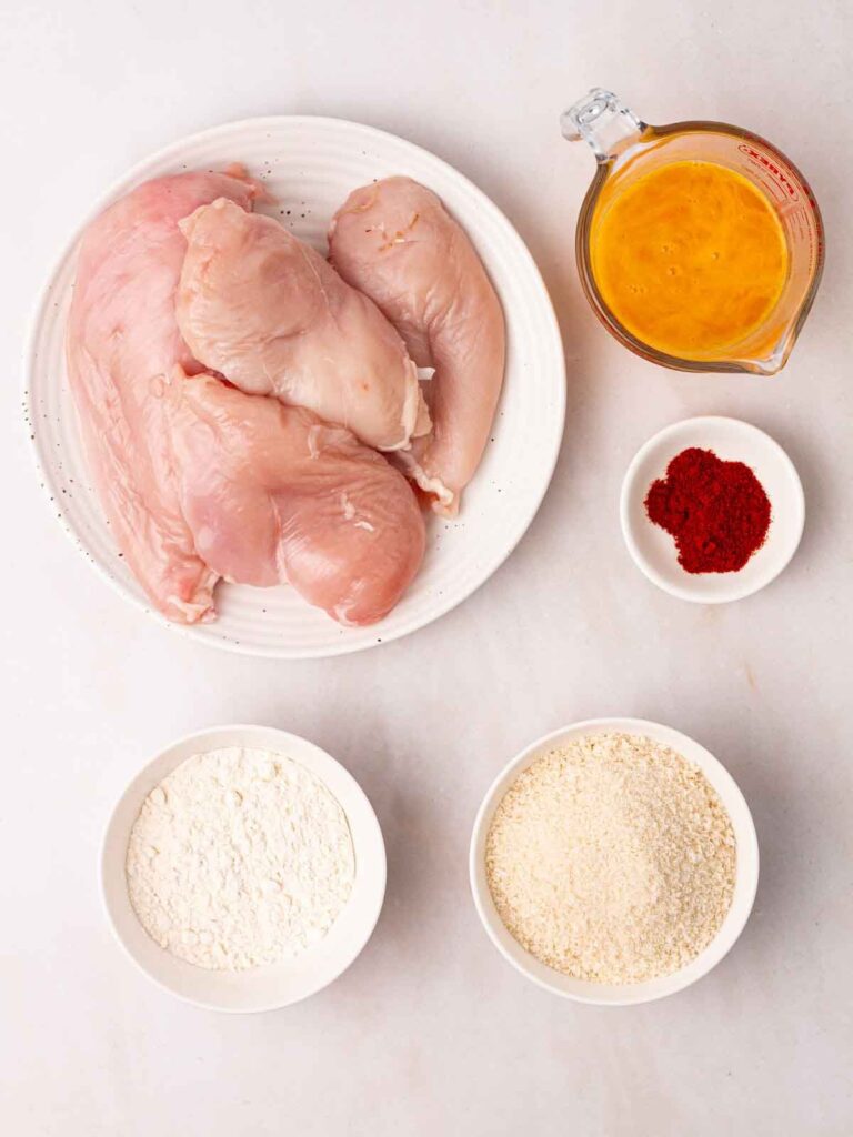 Chicken Goujons Recipe ingredients