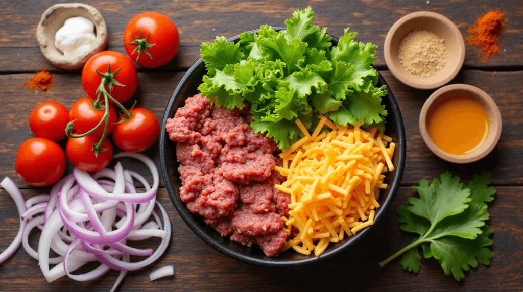 burger bowl recipe ingredients