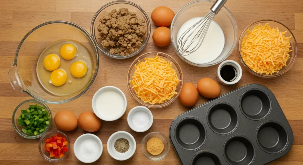 sausage egg and cheese muffins ingredients