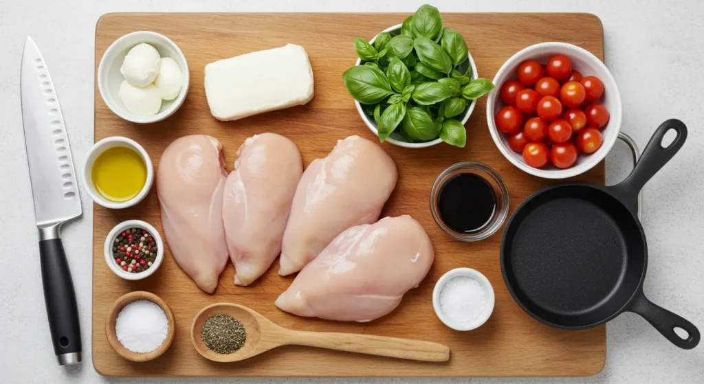 Grilled Chicken Margherita ingredients