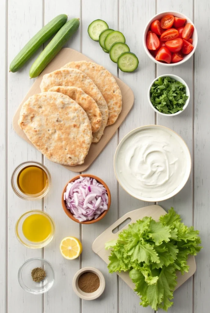 Chicken Pita recipe ingredients