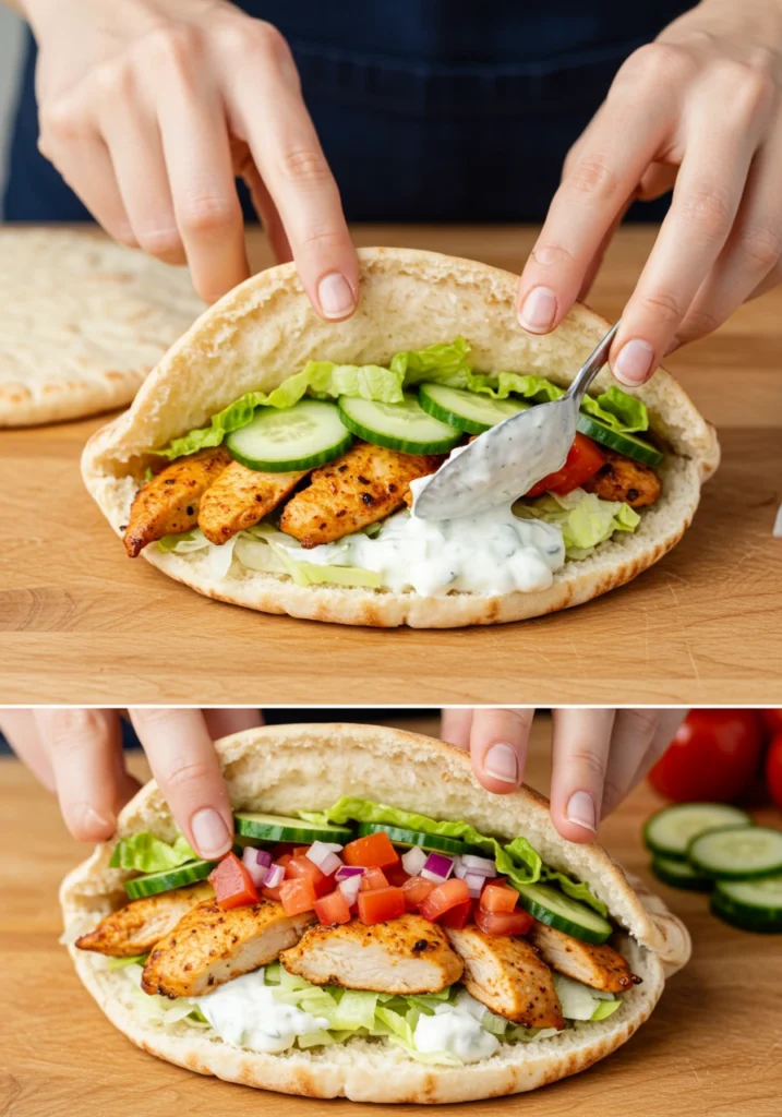 Chicken Pita instructions
